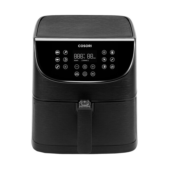 Friteuză cu aer cald premium, 5,5 l, 1701 W, neagră