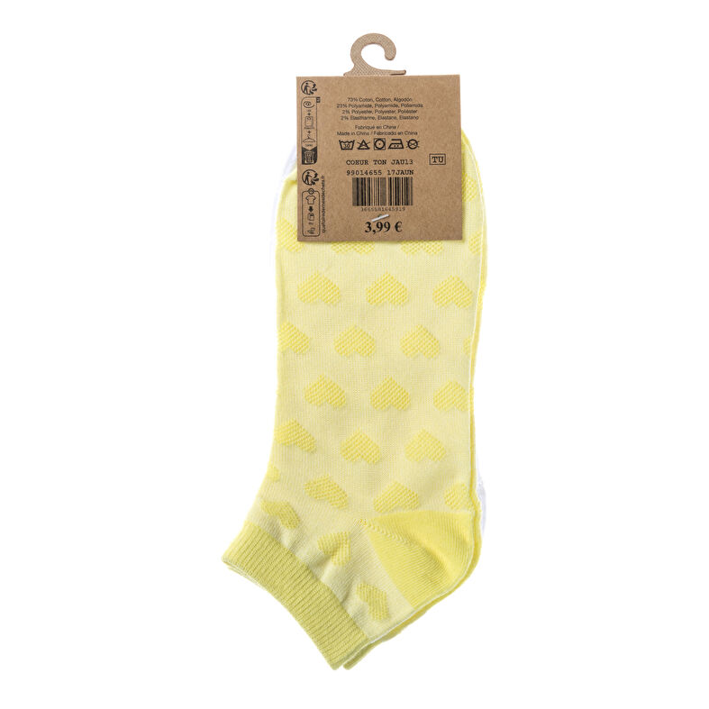 Calcetines y medias amarillas para mujer