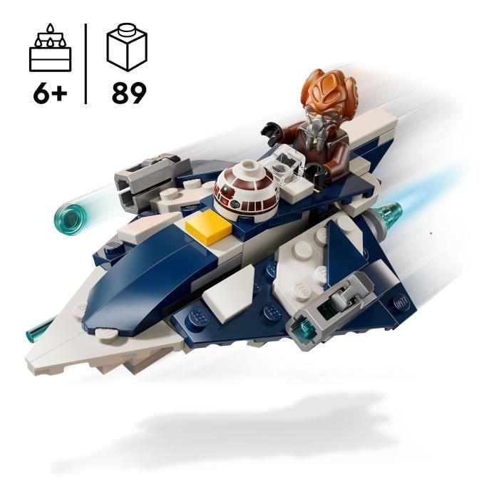 LEGO Star Wars: Klonkrigene 75400 Plo Koons Jedi-jager Microfighter – 6+ år