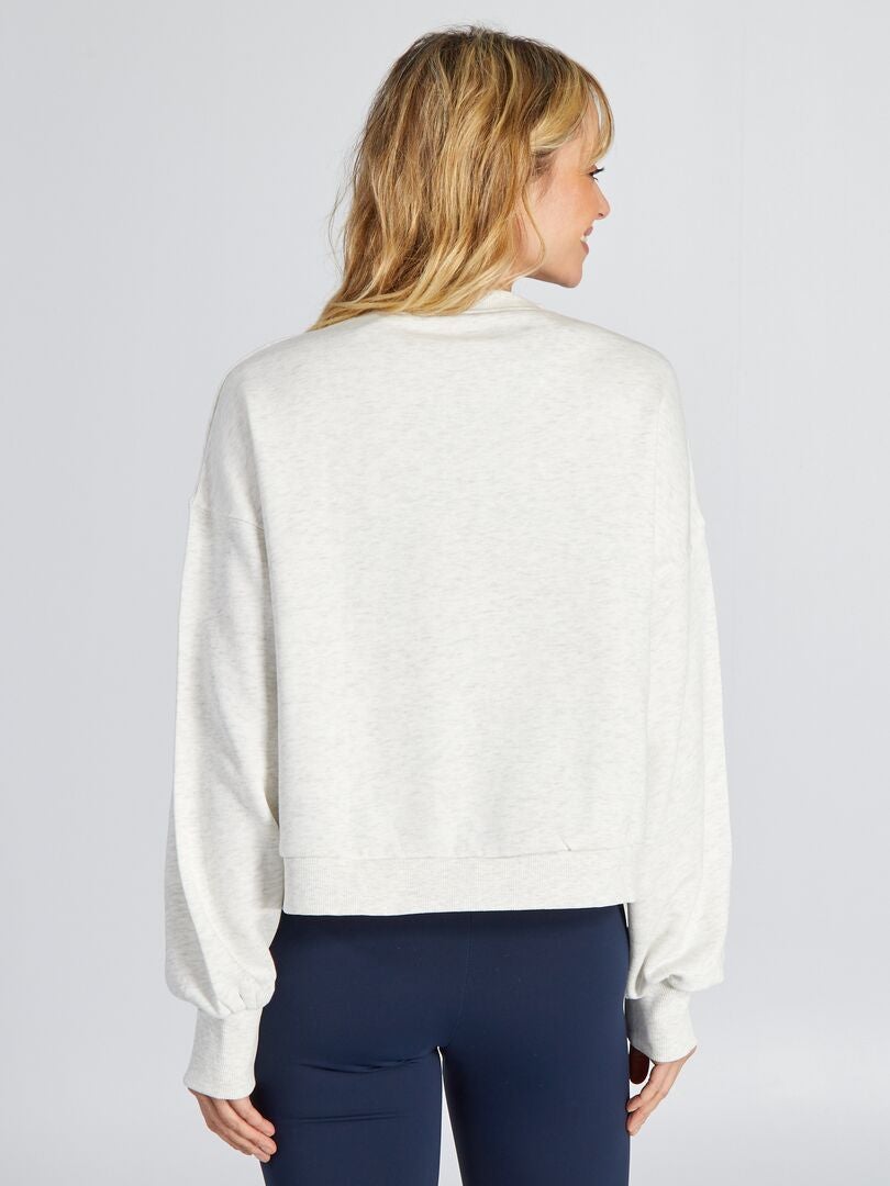 Fleece sweatshirt - BLAUW