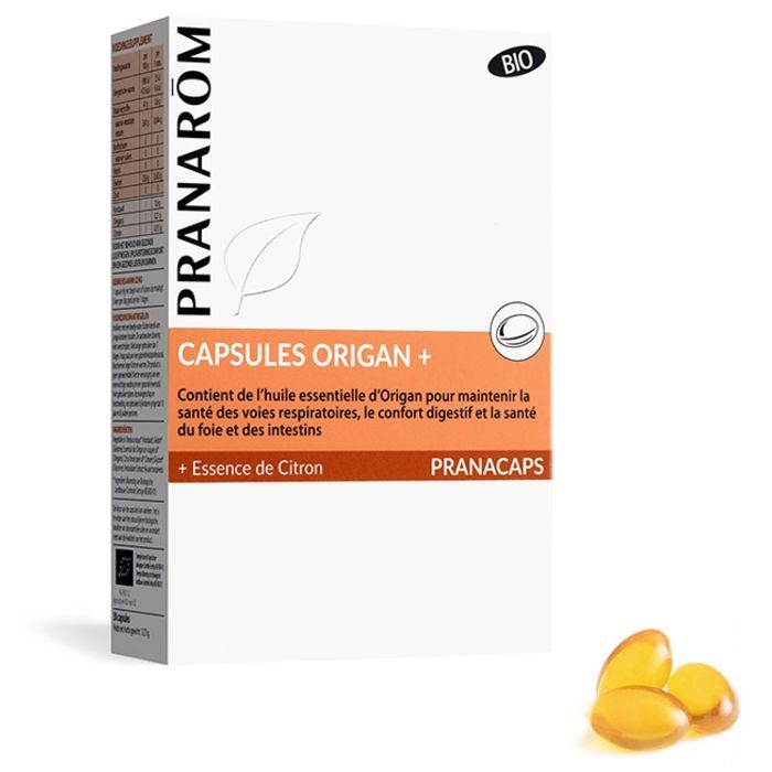 Pranarom Oregano+ Biologisch 30 capsules