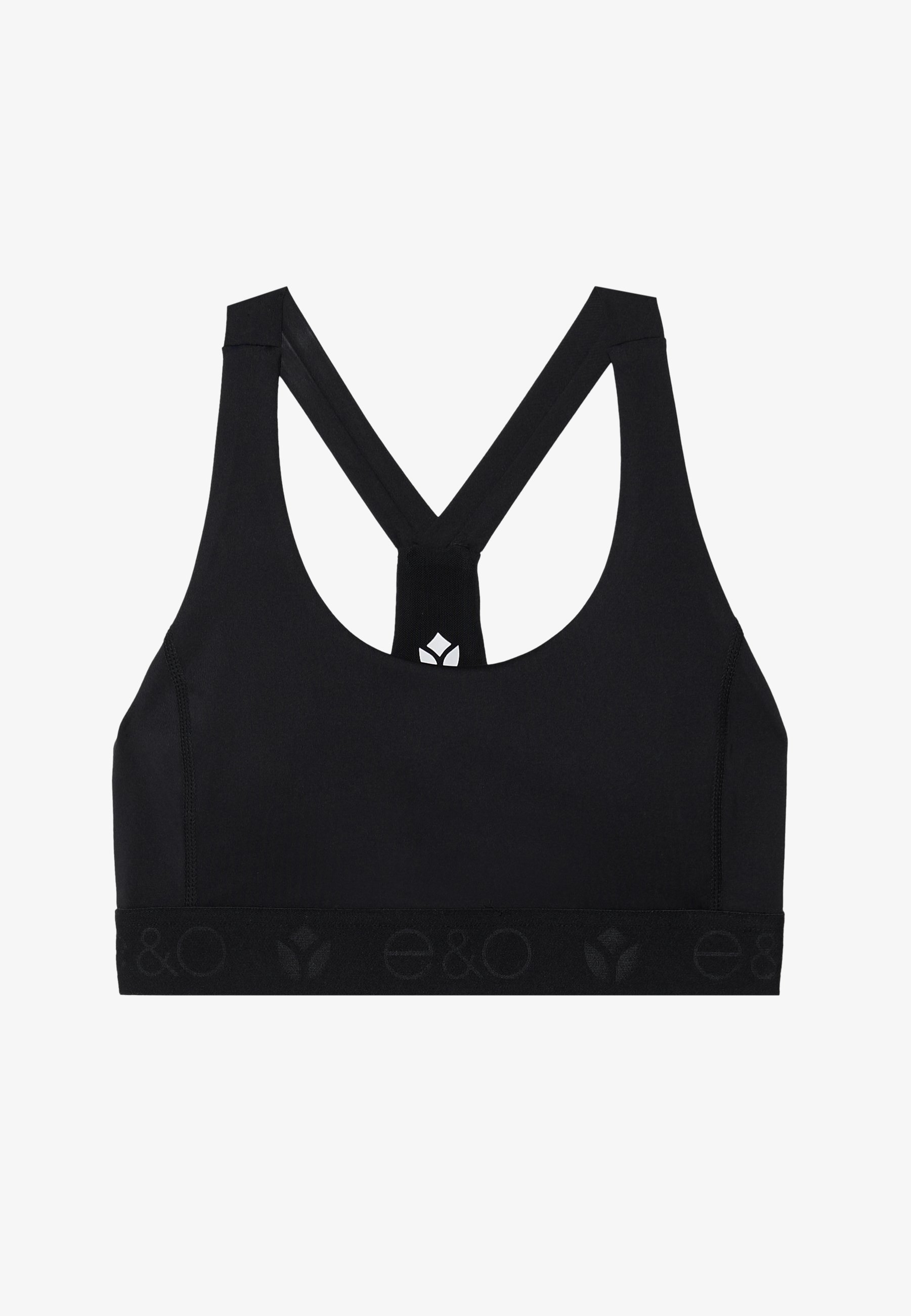 Soutien-gorge de sport Even&Odd Active à maintien moyen et dos nageur - Soutien-gorge de sport à maintien léger - Noir