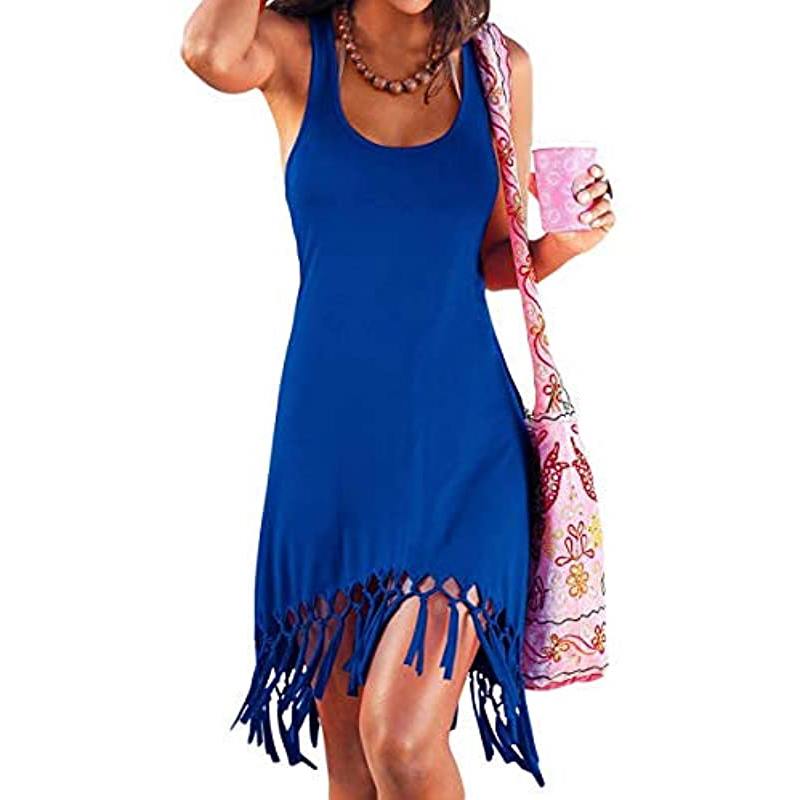 Robes maxi à manches courtes et poches