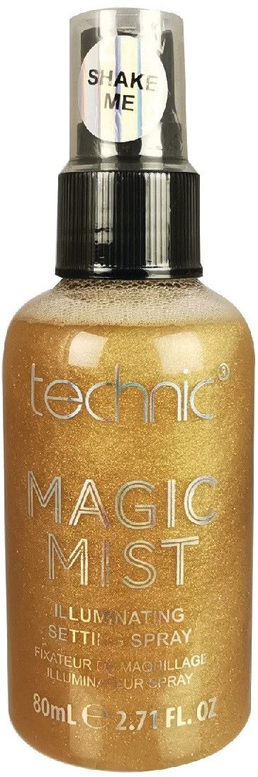 Magic Mist Illuminating Spray Gold Sprejevi za fiksiranje šminke