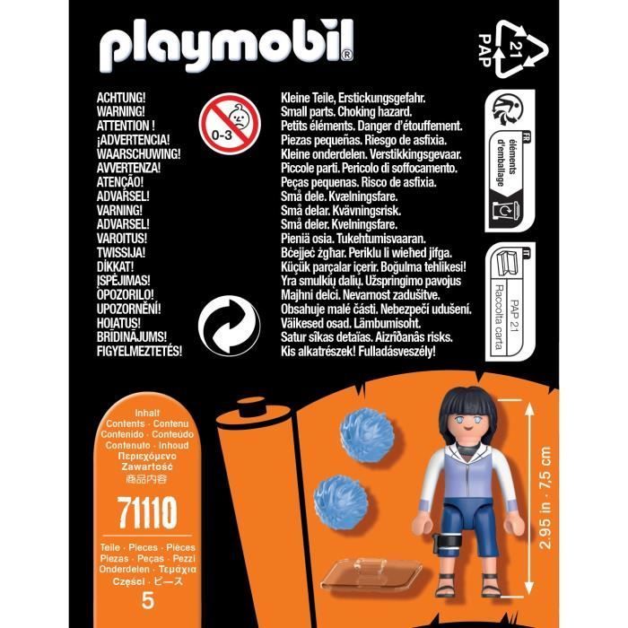 PLAYMOBIL - Naruto Shippuden - Hinata - Figura Ninja com Acessórios