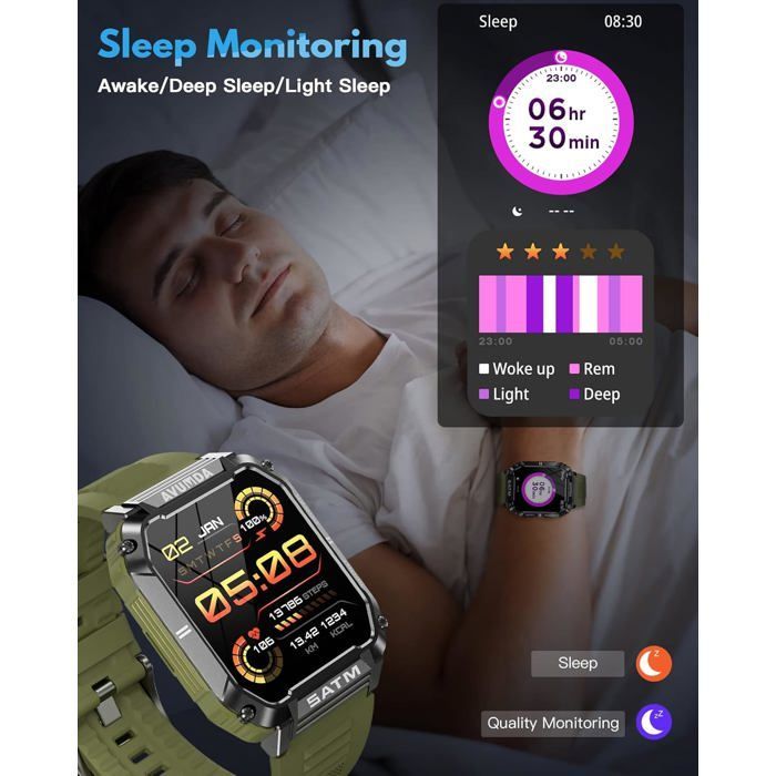 Men's Smartwatch, 1.95