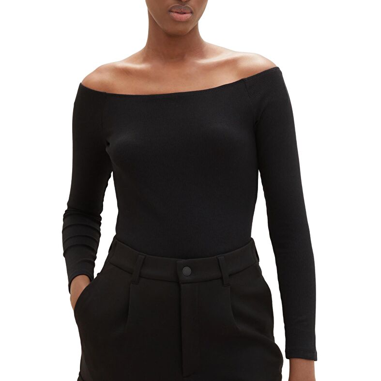 T-skjorte Femme Noir