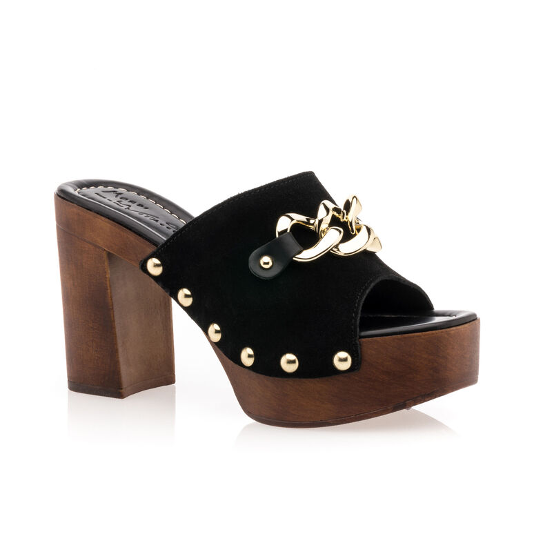Zuecos/Males negros para mujer