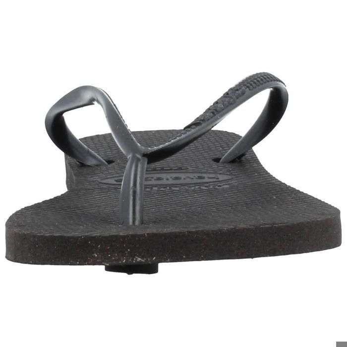 Tongs - Havaianas - H Slim - Noir - Semelle antidérapante - Logo en relief