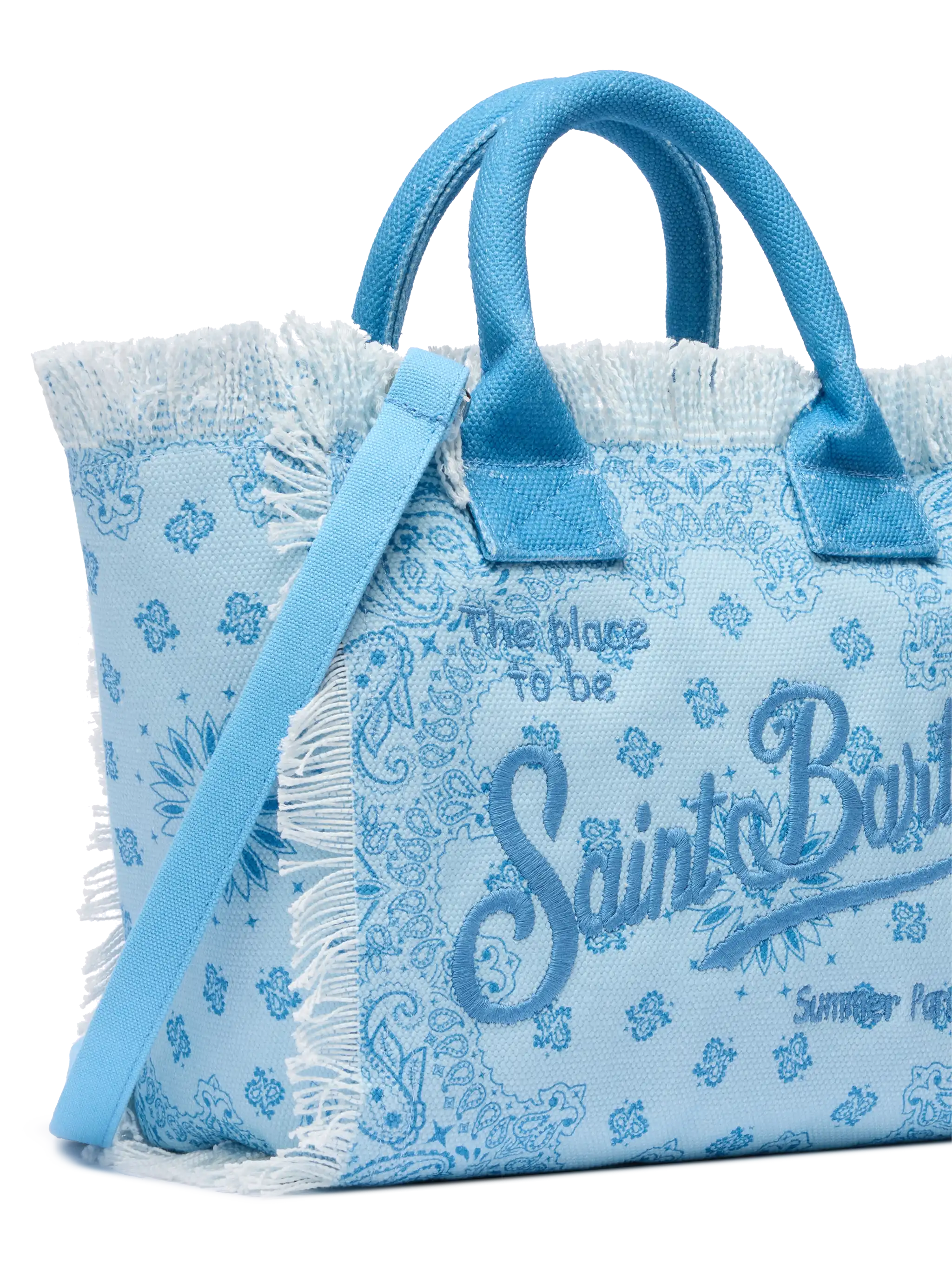 Sac Colette en toile de coton à imprimé bandana