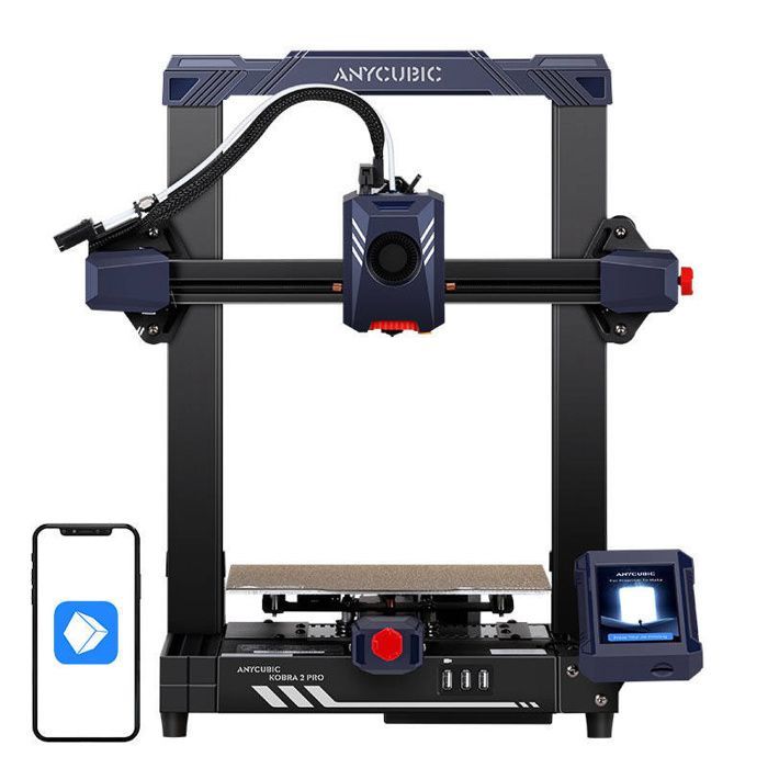 DIY 3D Printer - ANYCUBIC - Kobra 2 Pro - FDM - Automatic Calibration - Quiet Operation