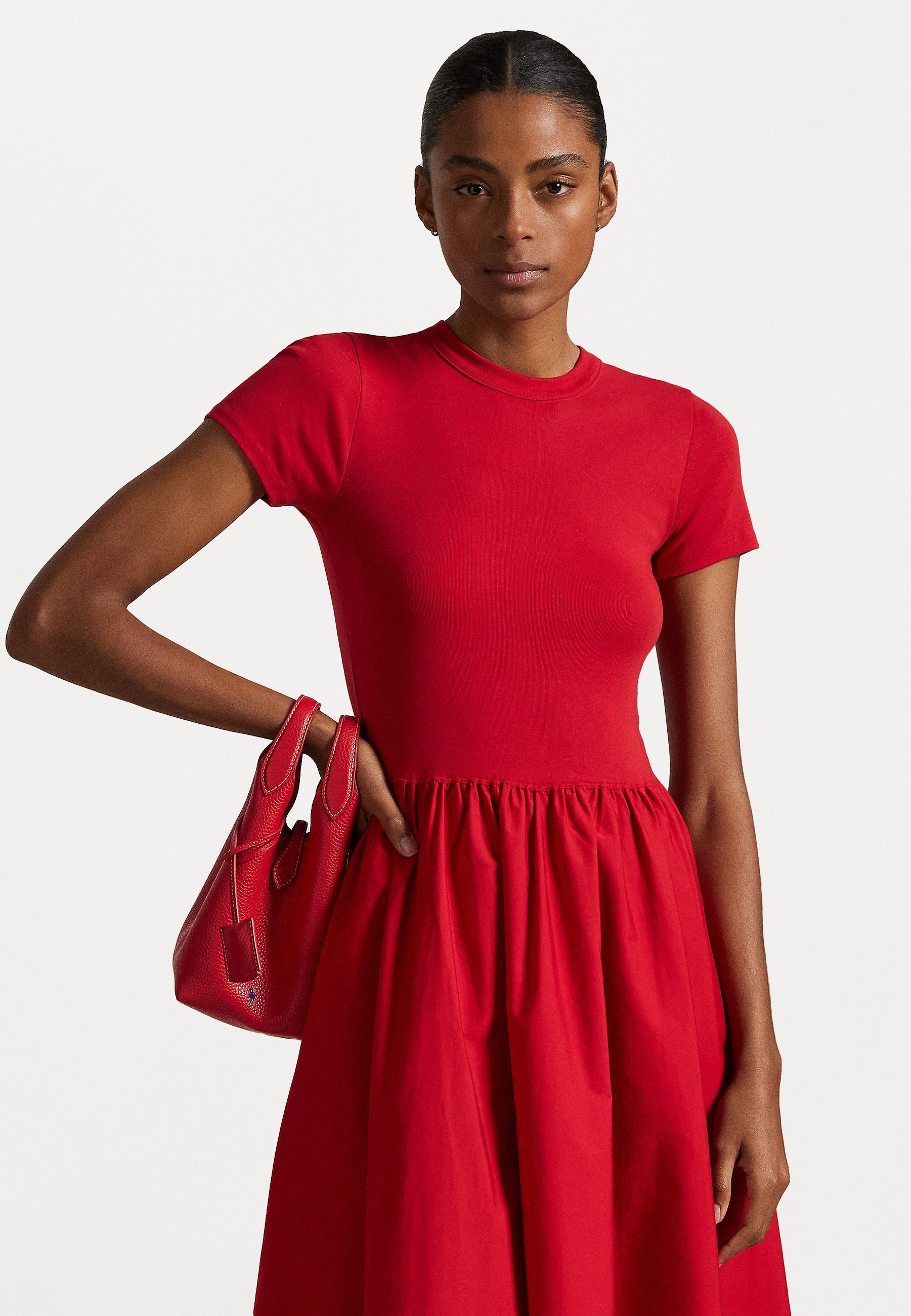Polo Ralph Lauren Jersey jurk - rood