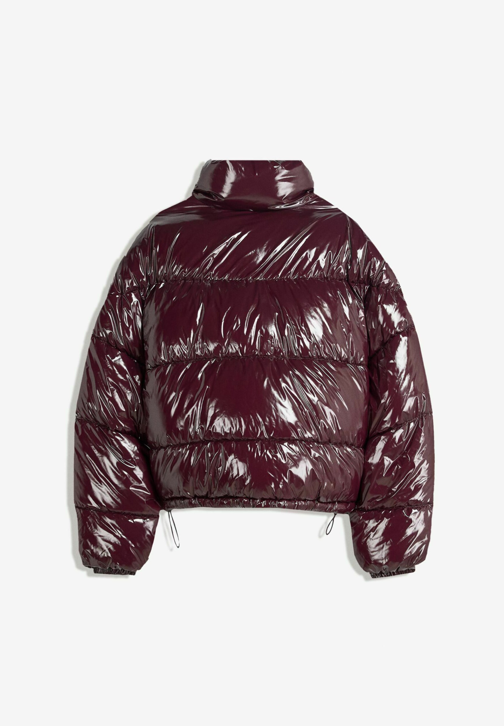 Bershka winterjas - donkerrood