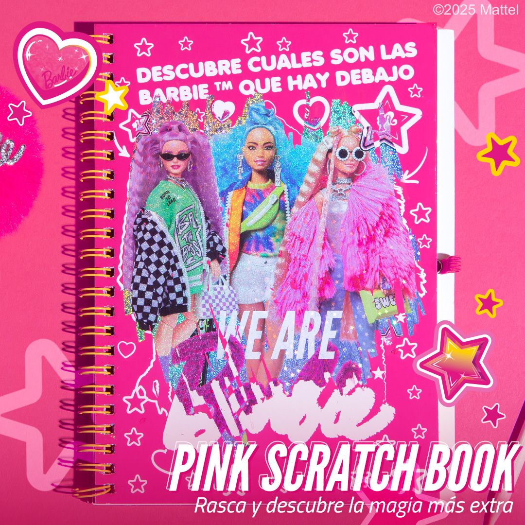 Barbie™ / Princeza Magična Roza Sveska za Grebanje Papirnica