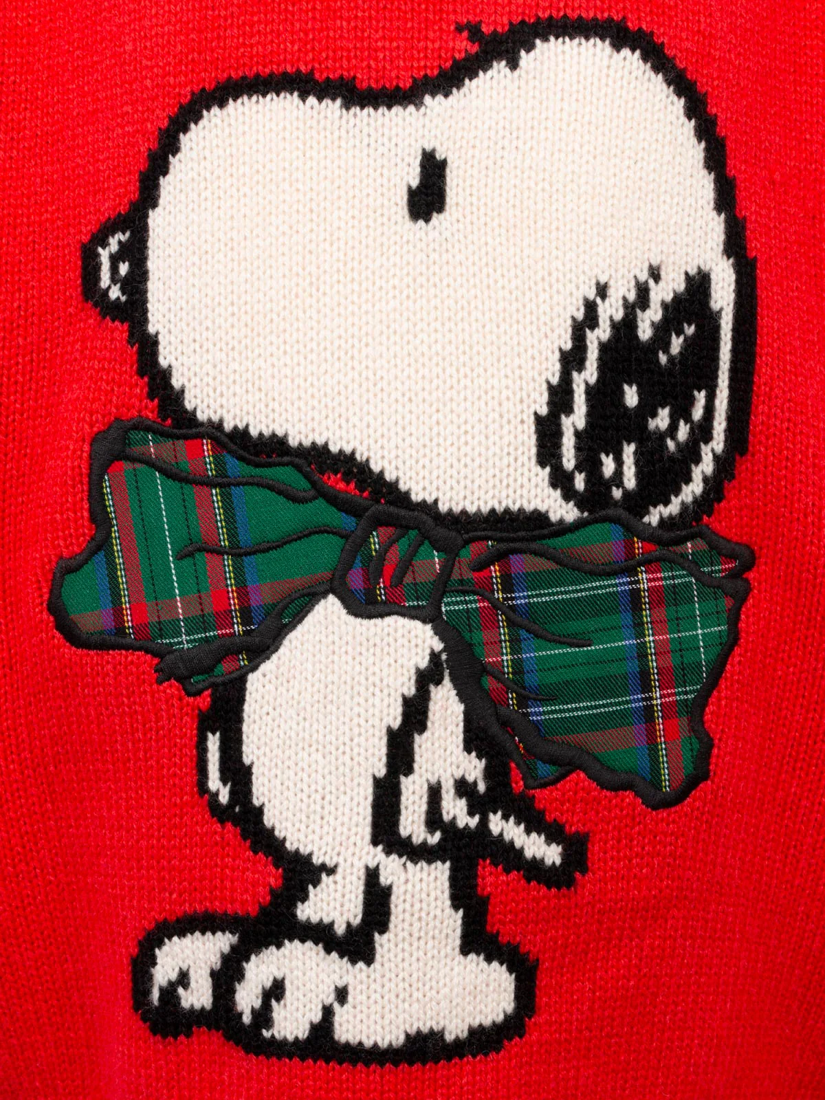 Rode trui voor meisjes van Calia met Snoopy-patch | SNOOPY PEANUTS SPEC
