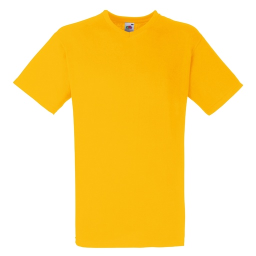 Camiseta Básica De Pico De Manga Corta Fruit Of The Loom