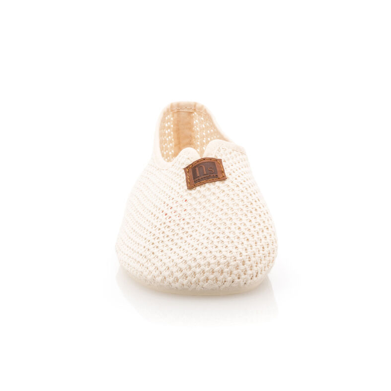 Beige dametøfler