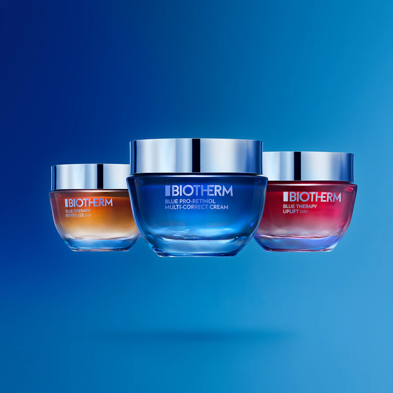 Biotherm Blue Pro-Retinol Multi Correct Cream, creme antienvelhecimento com retinol.