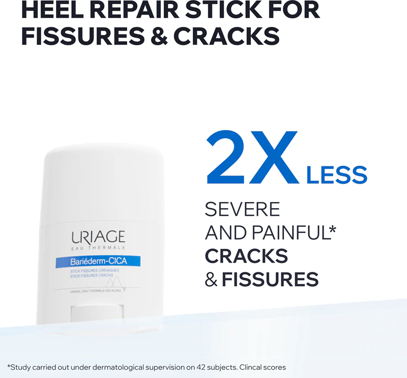 Uriage Bariéderm Cica Stick, cuidado regenerador para pele seca e rachada.