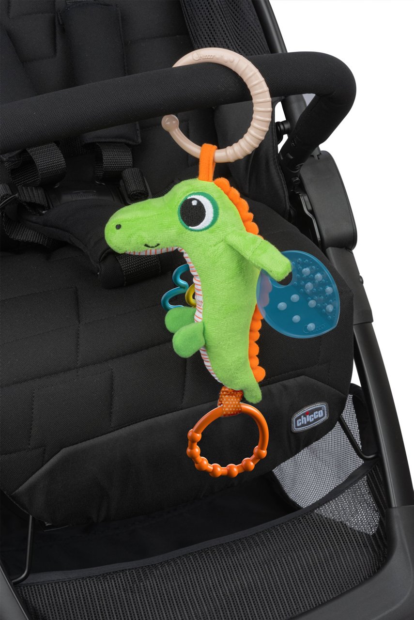 Hochet vibrant en forme de crocodile