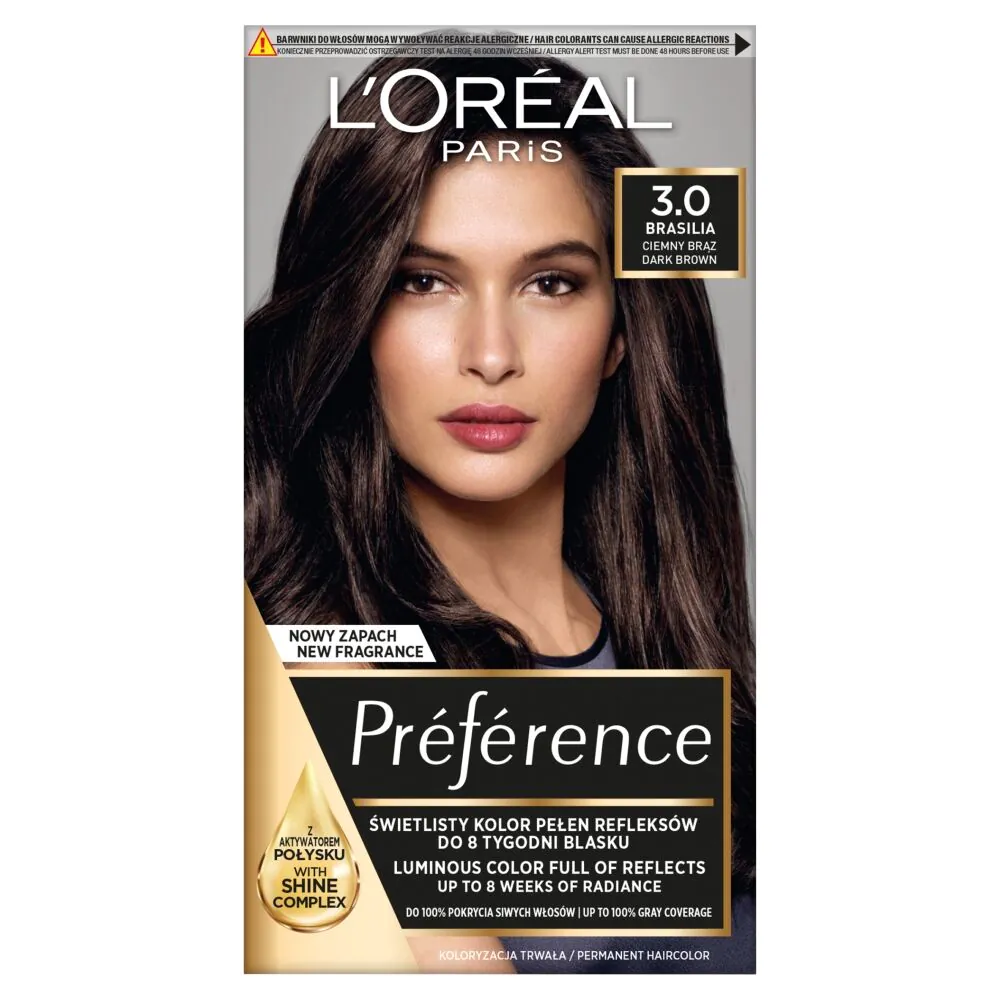 L’OréalPreference Farba do włosów 3.0 Brasilia