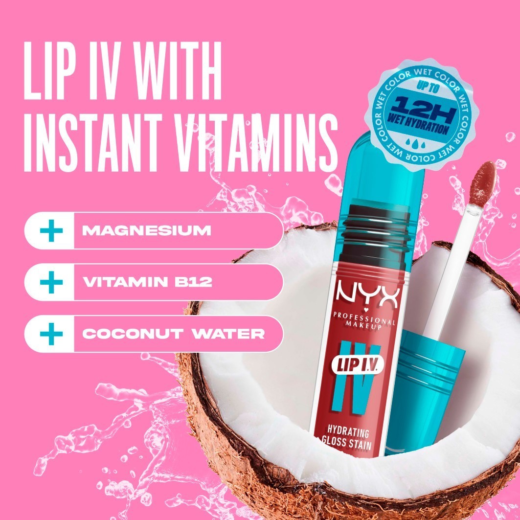 NYX Professional Makeup lūpų blizgis Lip IV - 5 ml
