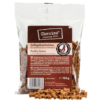 Žvýkací mini kostní pamlsky smíšené balení 6 x 125 g