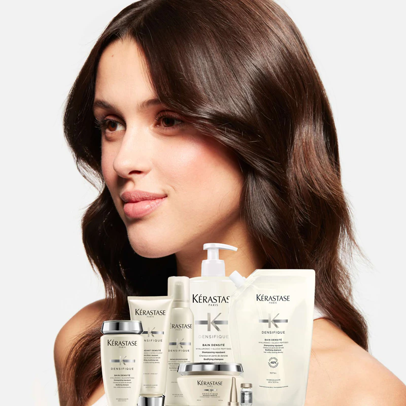 Kérastase Densifique Bain Densité, shampoo hidratante e fortalecedor para cabelos sem densidade.