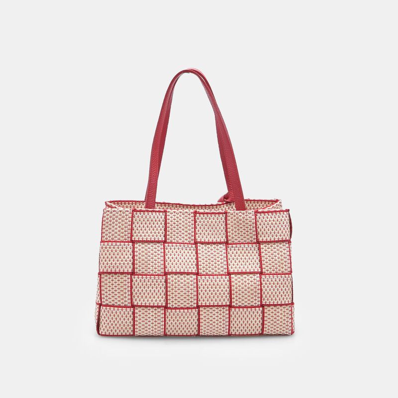 Torba typu shopper damska Bata z efektem splotu