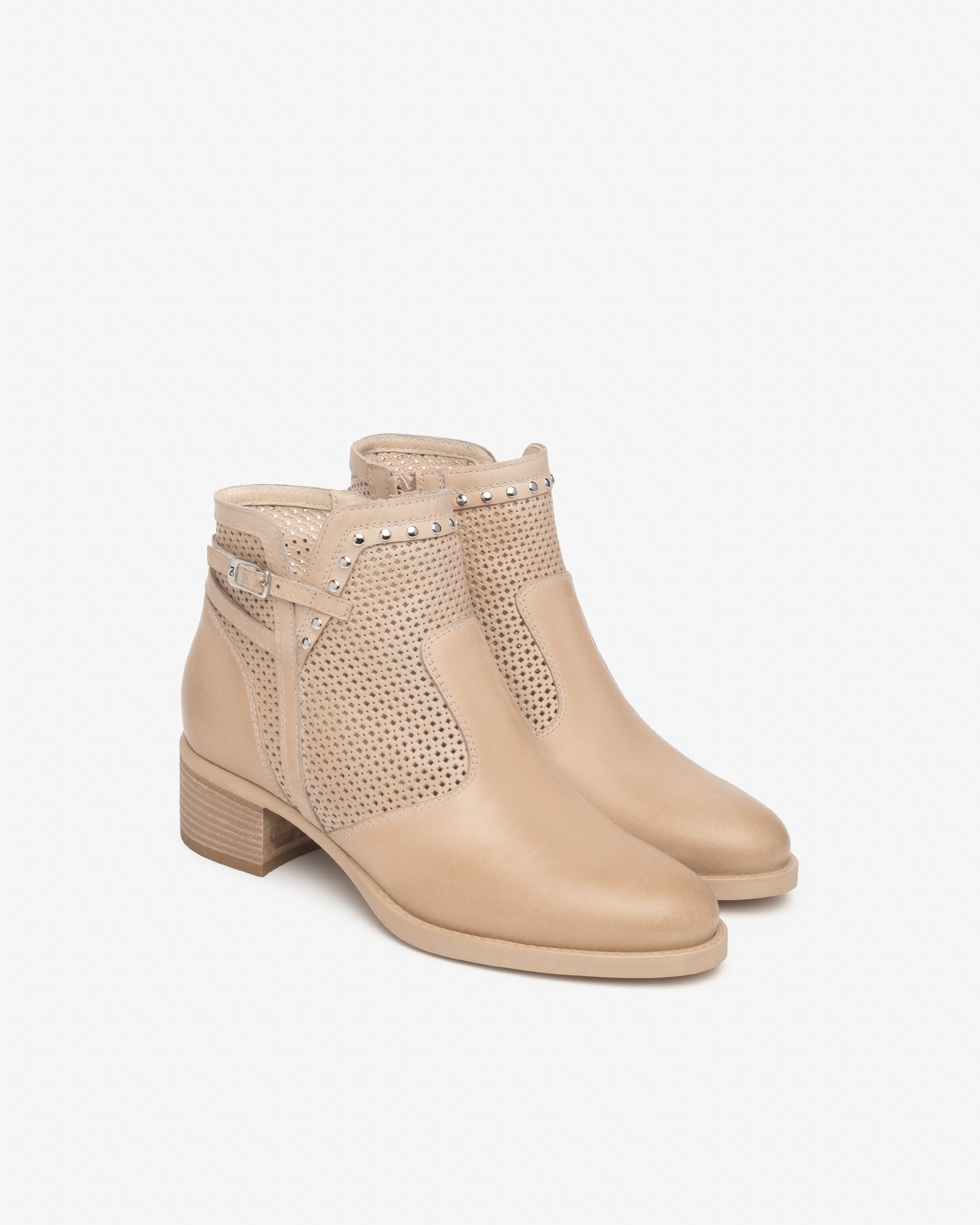  Damen-Ankle-Boots aus Leder
