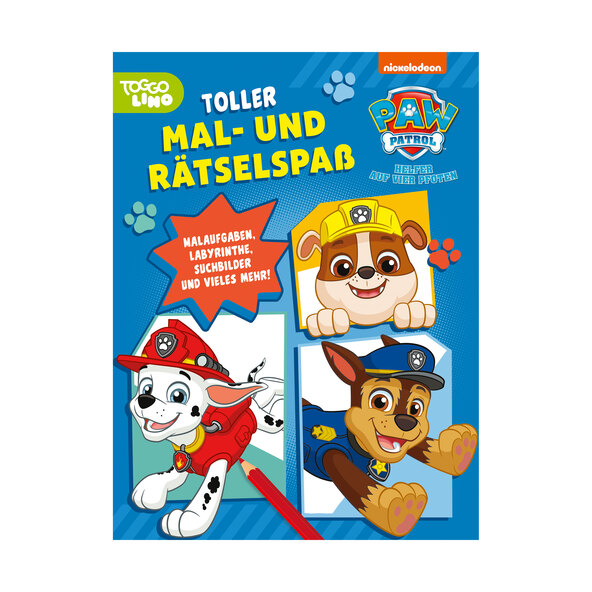 Vorlese- und Malbuchset, Paw Patrol