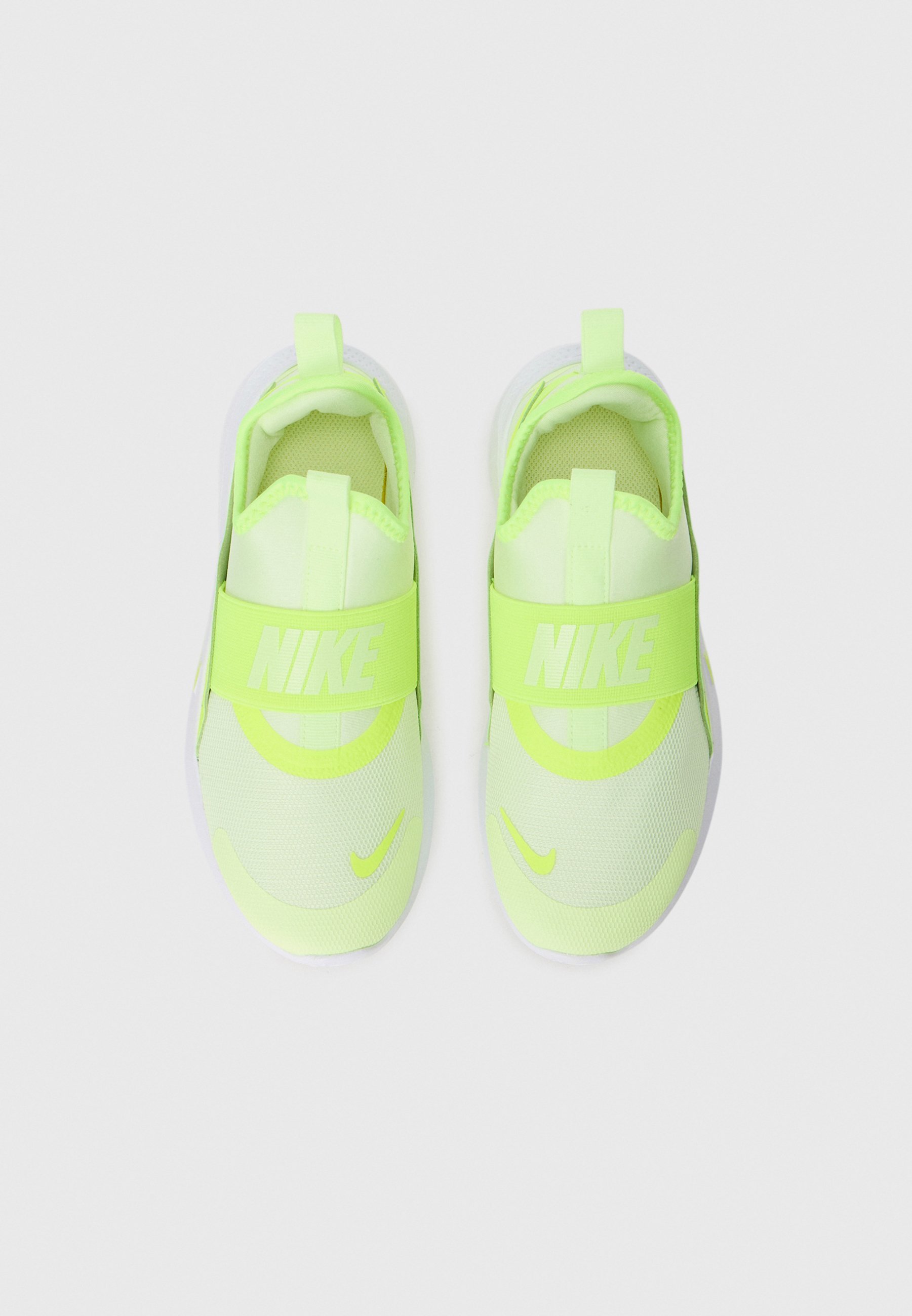 Nike Performance FLEX RUNNER 4 UNISEX - Hardloopschoenen voor op de weg - barely volt/volt wit