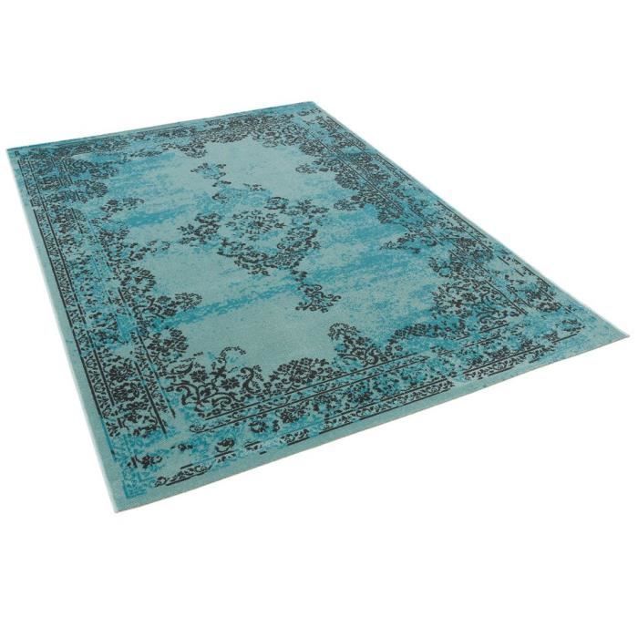 Tappeto - PERGAMON - Pop-Vintage - Verde menta - 160x230 cm - Vintage contemporaneo