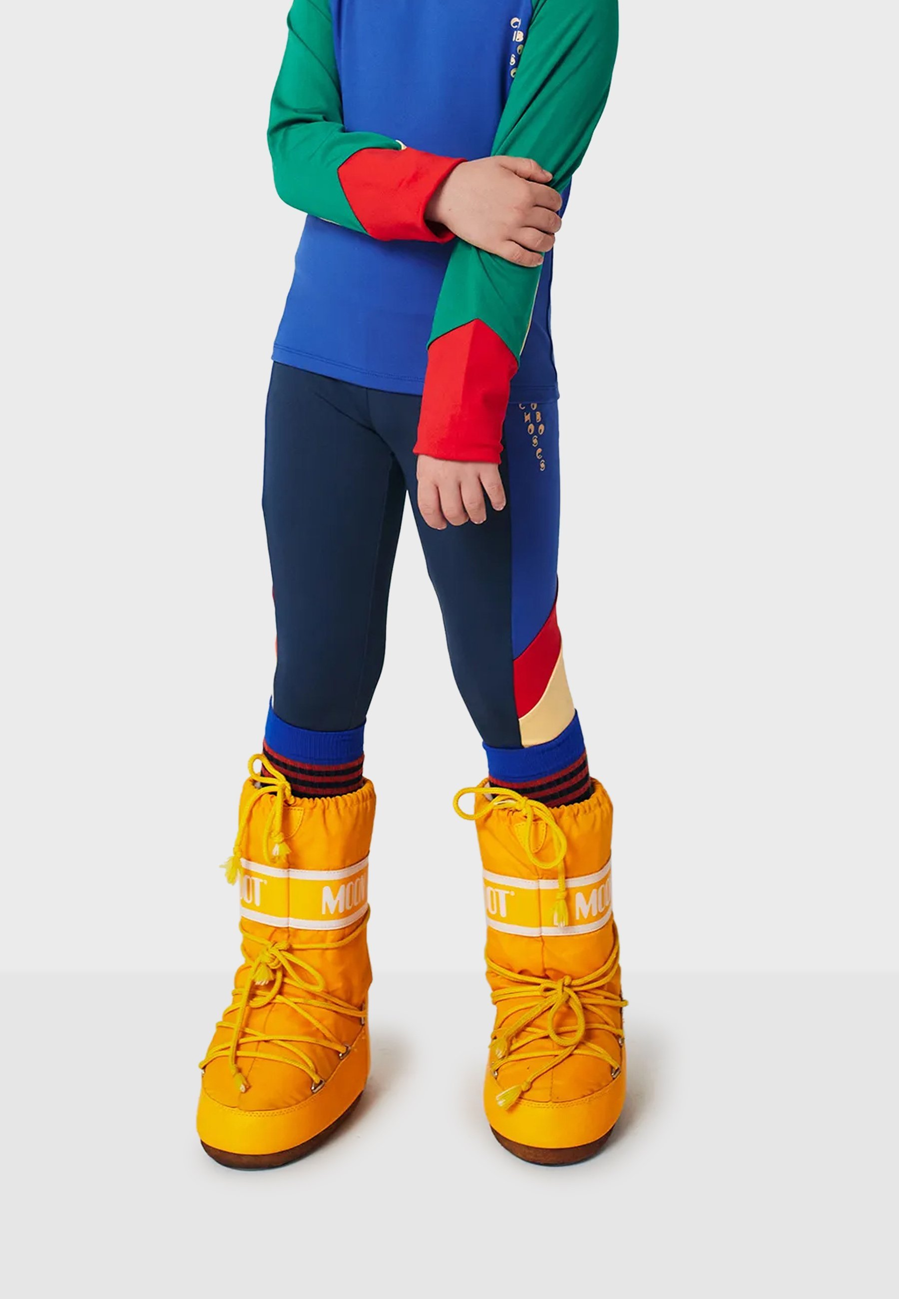 Bobo sceglie BLOCK SPORTY - Leggings - Pantaloni - blu navy