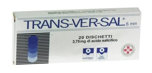 CANTABRIA LABS DIFA COOPER Transversale 3,75 mg/6 mm salicylzuur 20 transdermale pleisters