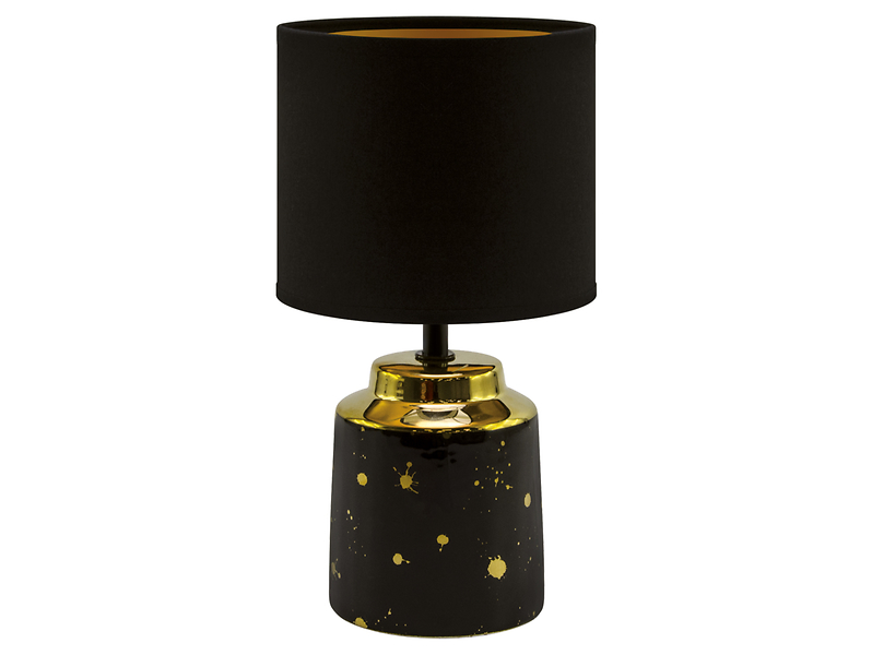 Lampa stołowa Helena ceramiczna czarna