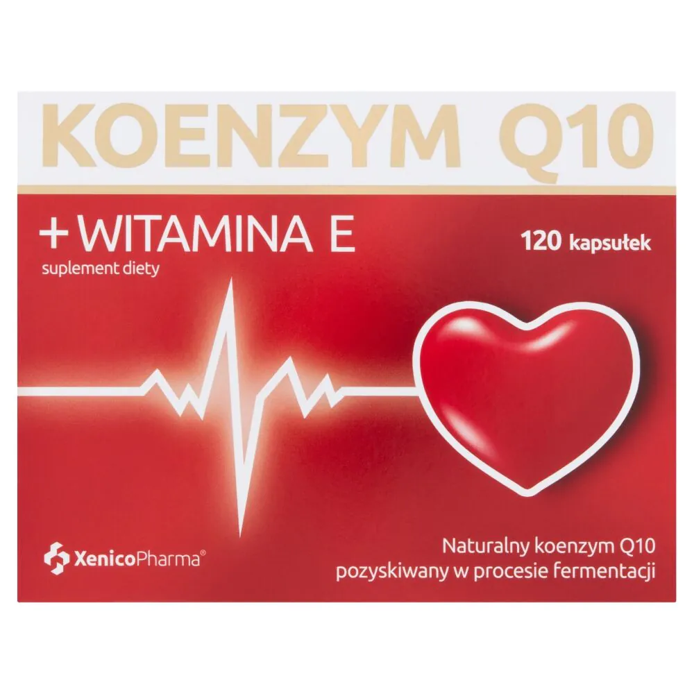Xenico Koenzym Q10 + Witamina E 120 Kapsułek