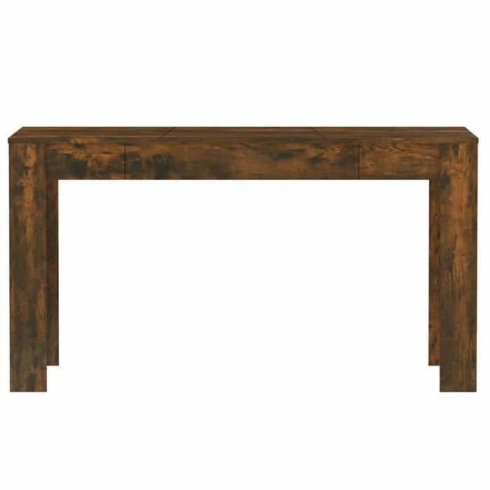 Prix bas - Meuble séjour cuisine-Table à manger Seule - chêne fumé 140x74,5x76 cm bois d'ingénierie （638248055743)