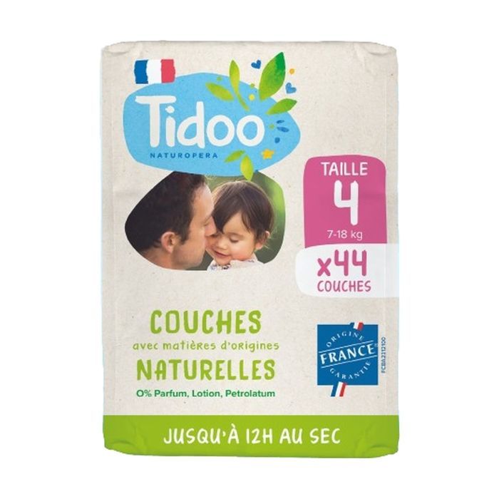 Tidoo Night & Day Diapers Size 4 Maxi - 50 diapers