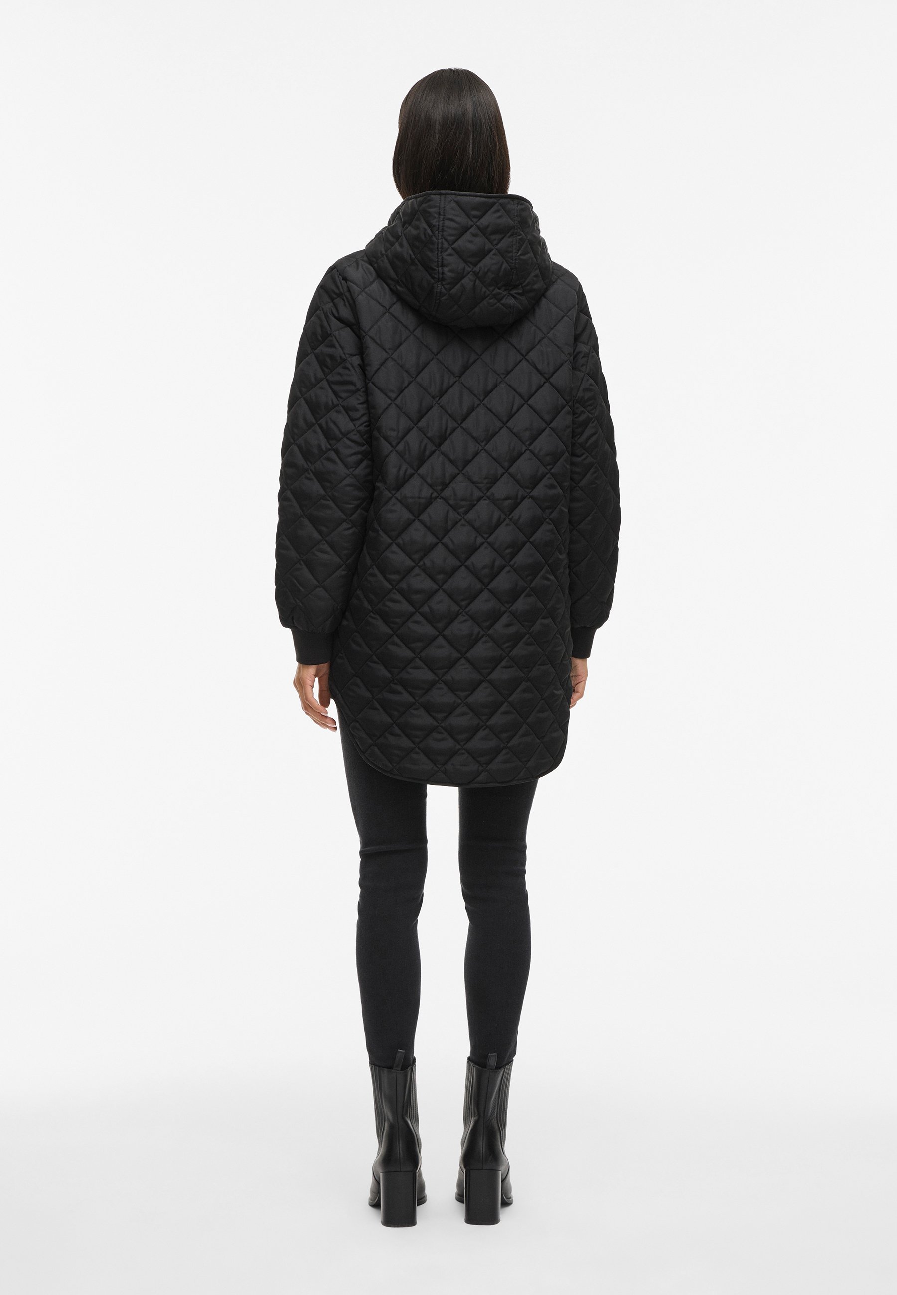 VILA VITATE LS KAPUCNIS - Télikabát - fekete szépség