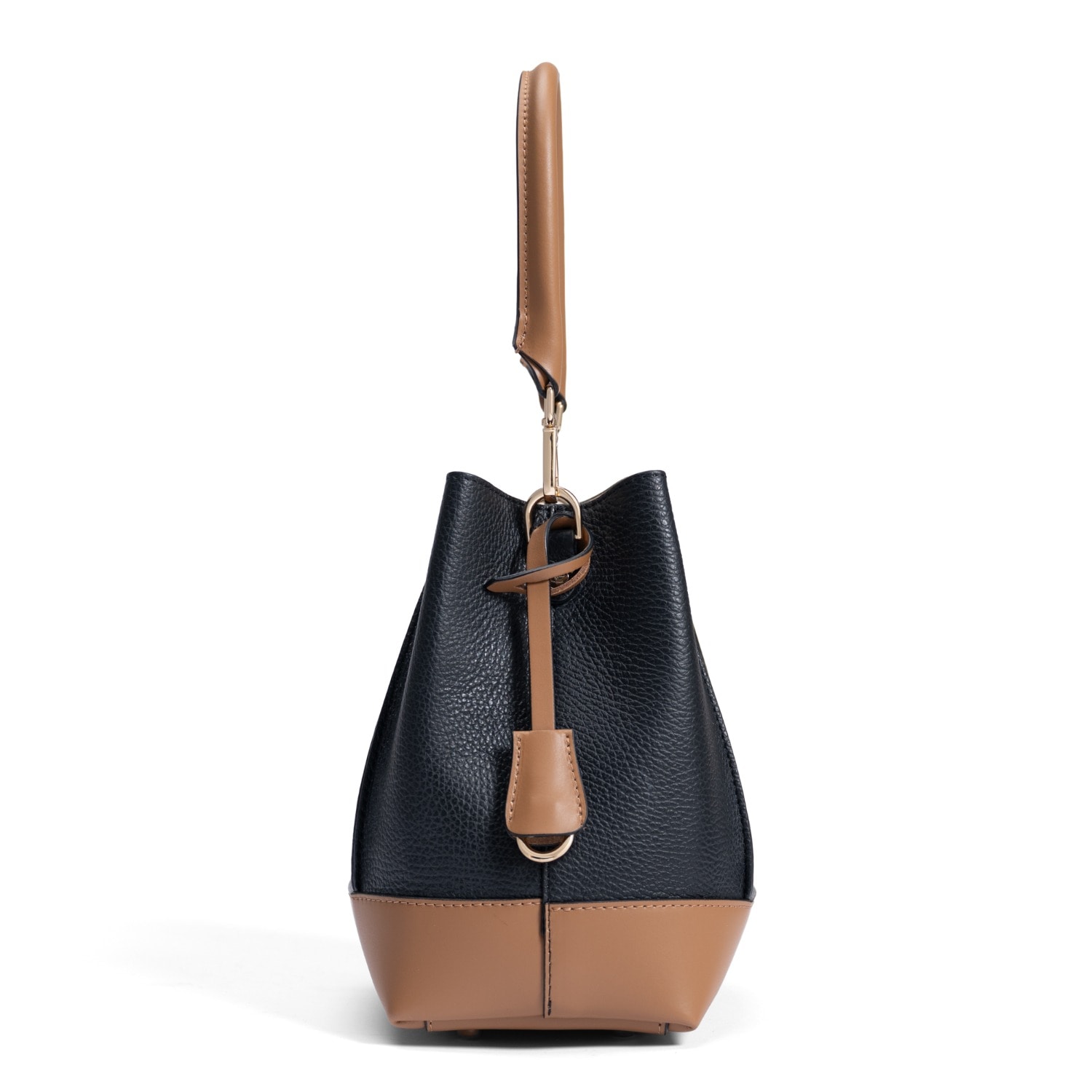 Isabel Bernard Handtasche Isabel Bernard Femme Forte Minette braun und schwarz - Kalbsleder - IB21114