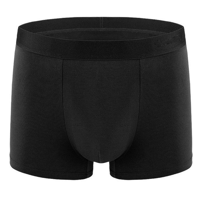 Paquete de 6 calzoncillos bóxer de algodón para hombre, ropa interior sencilla y transpirable con cintura elástica.