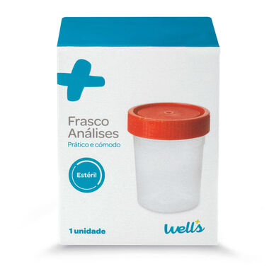 Frasco de prueba estéril Wells 120 ml 120 ml
