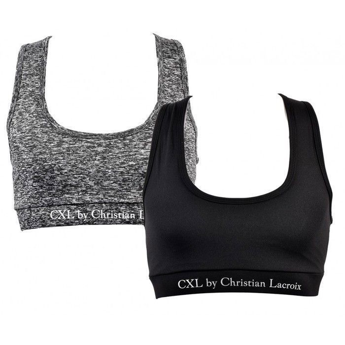 Brassière Sportswear - CXL By LACROIX X2 - Pack de 2 - Confort optimal - Coussinets amovibles