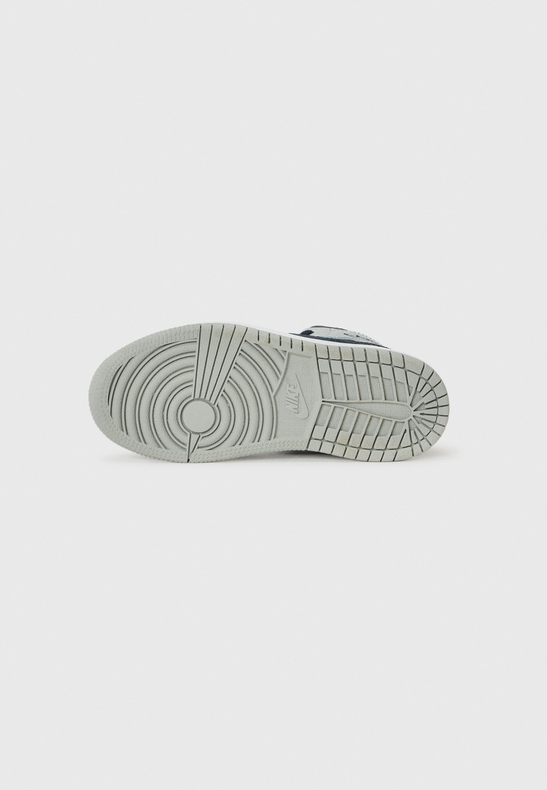 Jordan JORDAN 1 MID UNISEX - Hoge sneakers - wit/zwart/rookgrijs