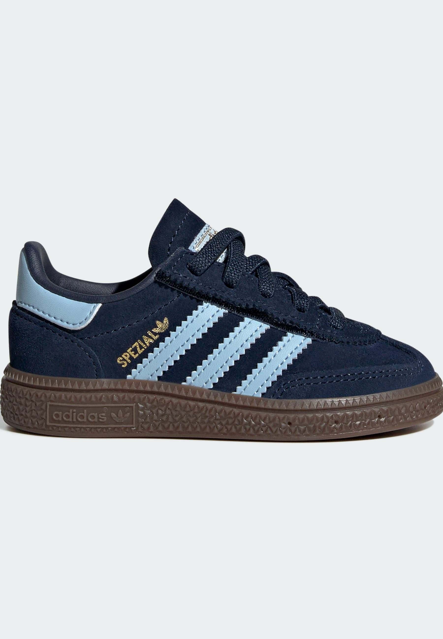 adidas Originals HANDBALL SPEZIAL UNISEXE - Chaussures bébé - bleu marine universitaire, semelle gomme transparente