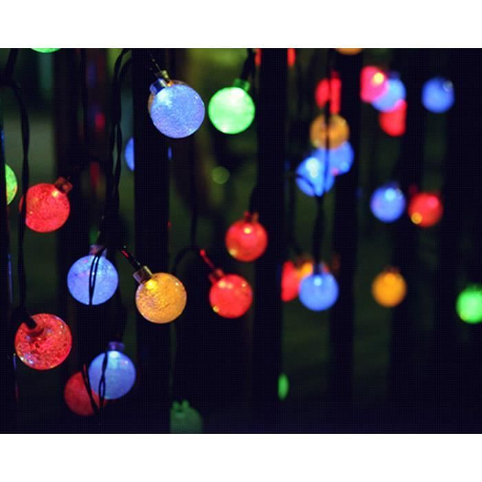 Luci decorative da esterno - Multicolore - Alimentate a energia solare - Impermeabili - 30 LED - Casa, Matrimonio