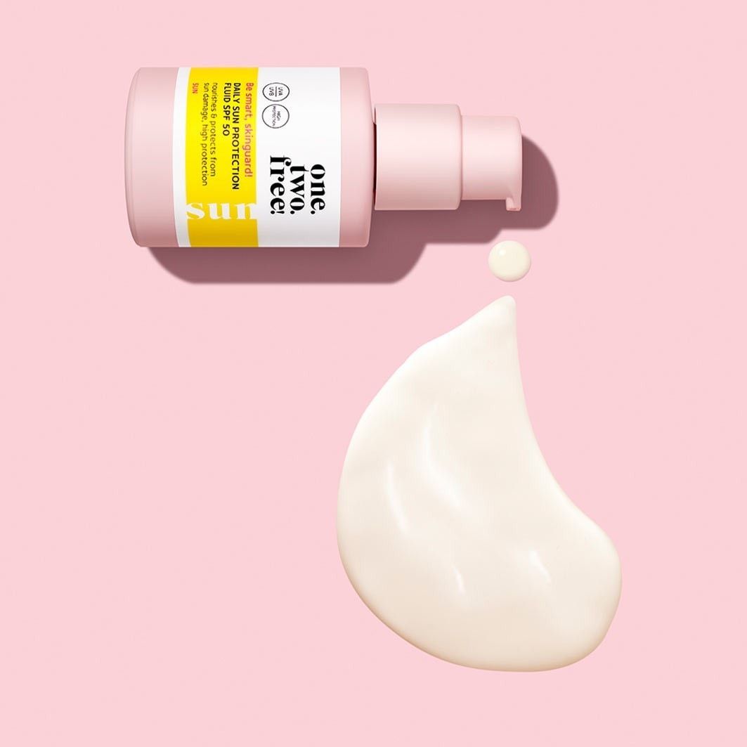 one.two.free! Fluid za sunčanje za dnevnu zaštitu od sunca SPF 50 – 30 ml