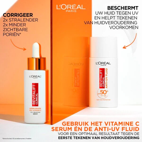 L'Oréal Paris Revitalift Clinical SPF50+ fluid s vitaminom C i anti-UV zaštitom 50 ml