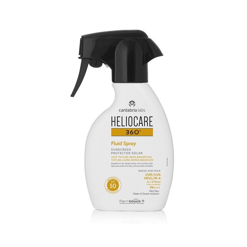 Heliocare 360º tekutý sprej na opaľovanie SPF50 Lekáreň na ochranu pred slnkom